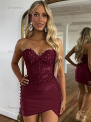 Dressystars Sparkly Sequins Sweetheart Bodycon Homecoming Dress