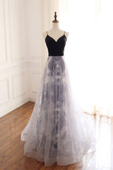 Sweetheart Tulle Long Formal Evening Dress