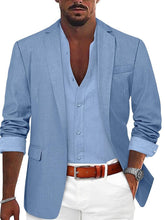 Tailored Fit Single-Button Casual Blazer For Men