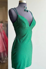 Tight Royal Blue Homecoming Dresses Sequin Cocktail Dresses