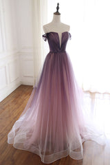 Tulle Prom Dress Long Evening Dress