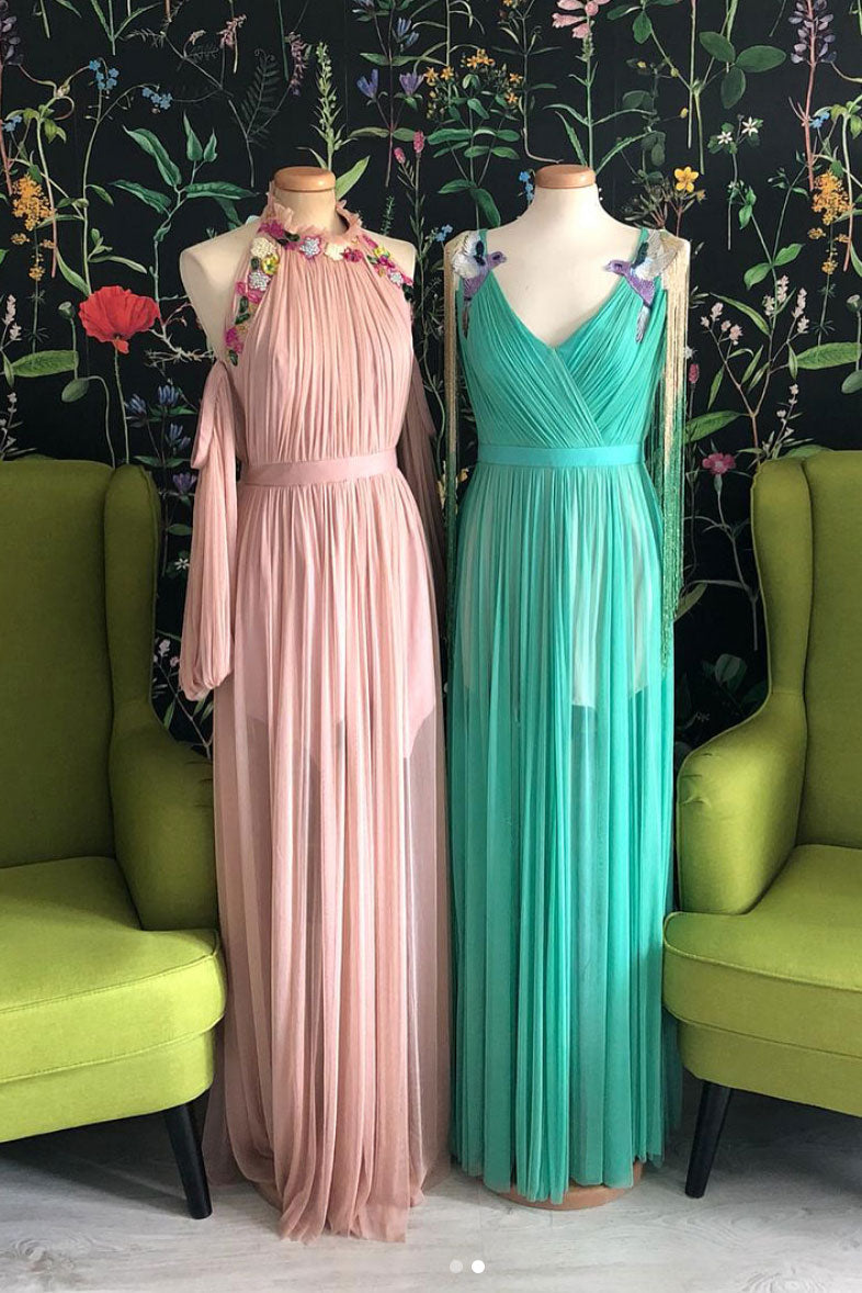 Tulle Prom Dress Long Evening Dress