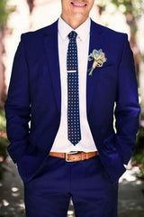 Two-Button Single-Breasted Tailored Men's Wedding Suits (2-Piece Set)