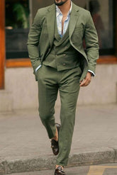 Two-Piece Wedding Suit For Men In Tailored Fit With Single Breasted Two-Button Design