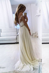 Wedding Dress Ivory Sweetheart Off the Shoulder Lace Chiffon Long Bridal Dress