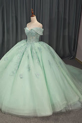 Wedding Dress Quinceanera Dress Ball Gown Lace Applique Beading Sweetheart Sweet 16 Party Dress