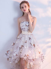 White Homecoming Dress Mini Short Party Cocktail Dress