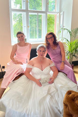 Dressystars Plus Size Wedding Dresses Off The Shoulder Tulle Bridal Gowns