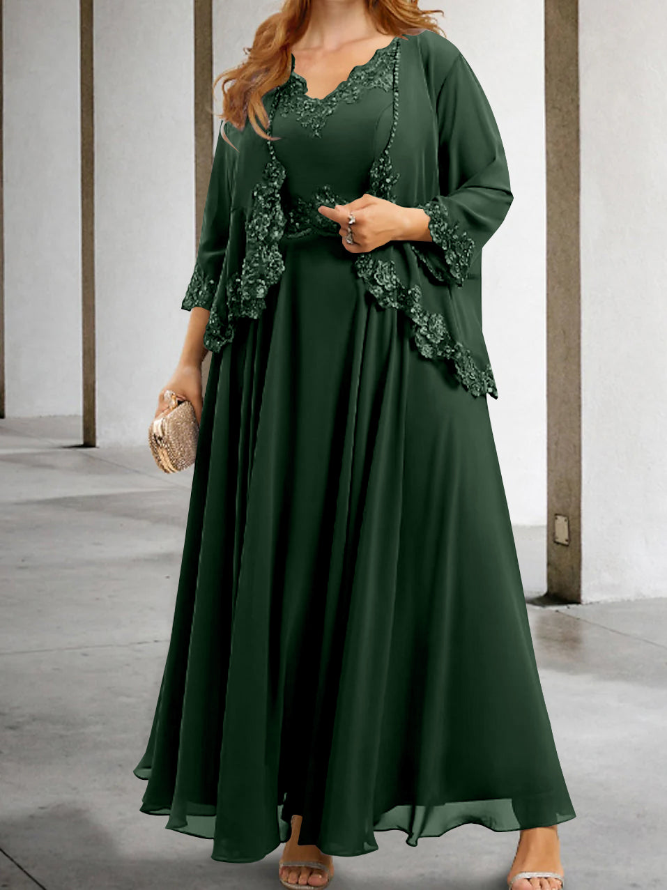 Mother of the Bride A-Line/Princess Dresses Featuring Applique & Sequins