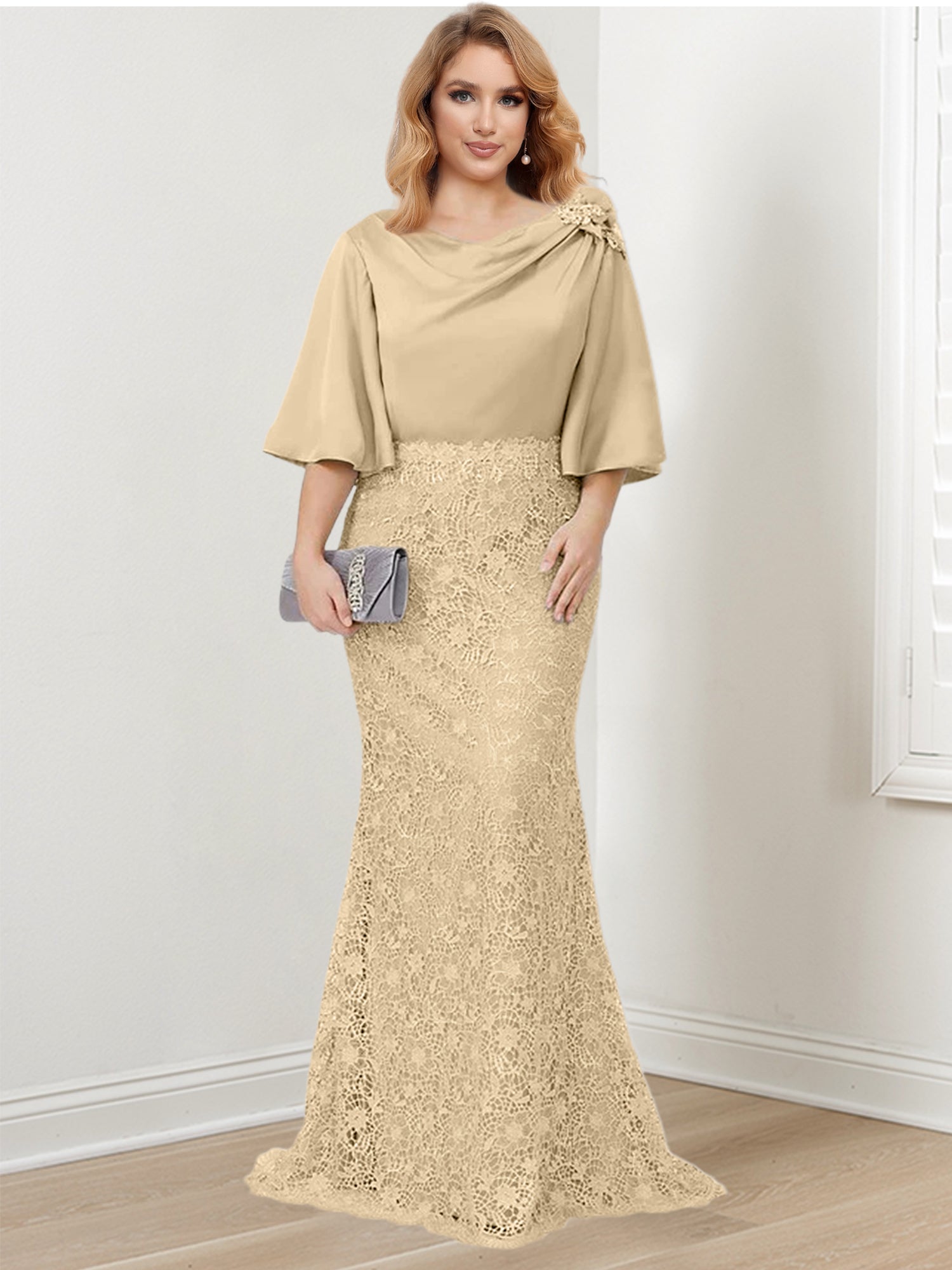 Mother of the Bride Trumpet/Mermaid Dresses Featuring Applique