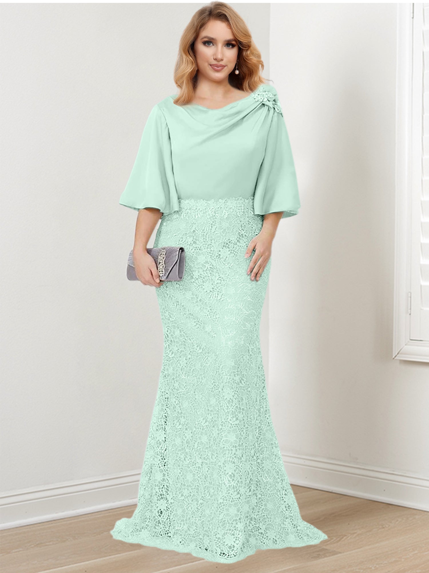 Mother of the Bride Trumpet/Mermaid Dresses Featuring Applique