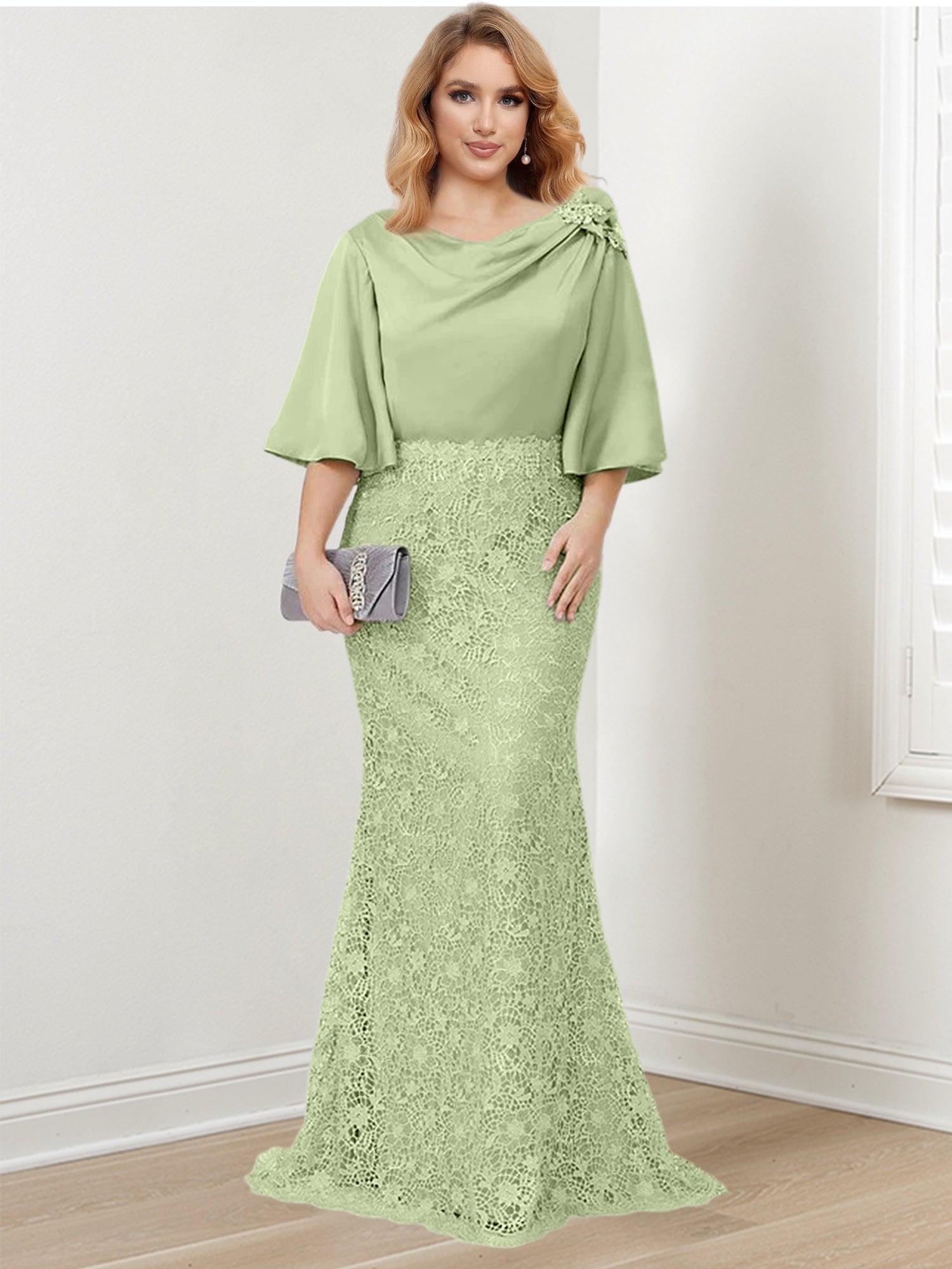 Mother of the Bride Trumpet/Mermaid Dresses Featuring Applique