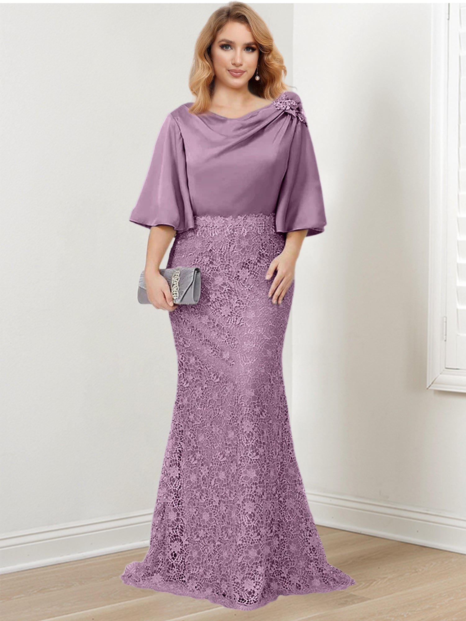 Mother of the Bride Trumpet/Mermaid Dresses Featuring Applique