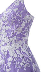 A Line Homecoming Dress Glitter Tulle with Delicate Appliques Short Party Cocktail Dress