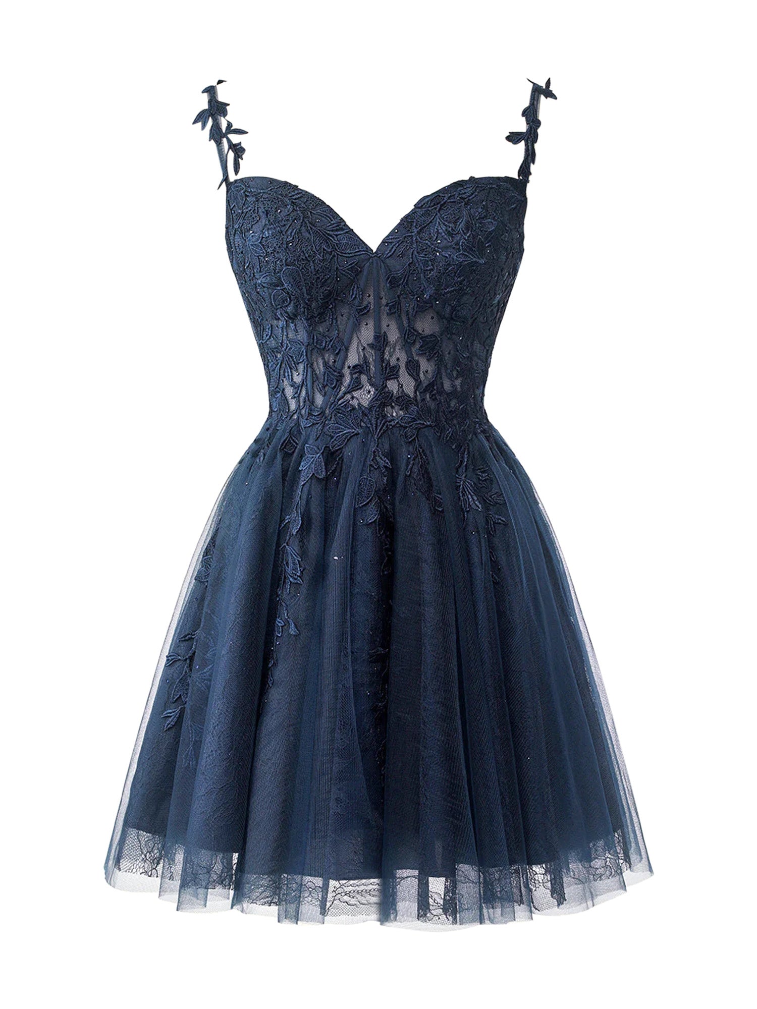 A Line Homecoming Dress Heart shaped Mint Appliques Short Party Cocktail Dress