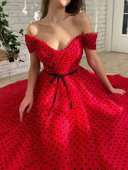 A Line Homecoming Dress Off Shoulder Tulle Burgundy Tea Length Short Party Cocktail Dress
