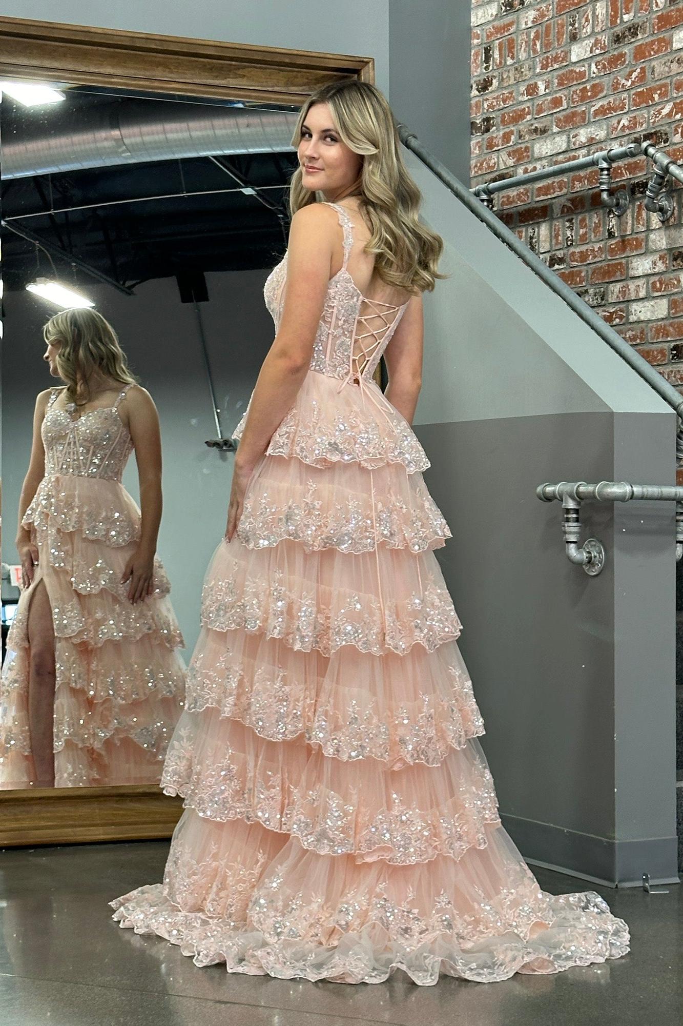 A Line Prom Dress Princess Off the Shoulder Corset with Lace Evening Dress