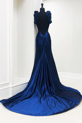 Backless Mermaid Prom Dress Long Gown Evening Dress
