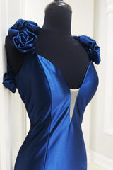 Backless Mermaid Prom Dress Long Gown Evening Dress