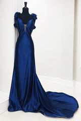 Backless Mermaid Prom Dress Long Gown Evening Dress