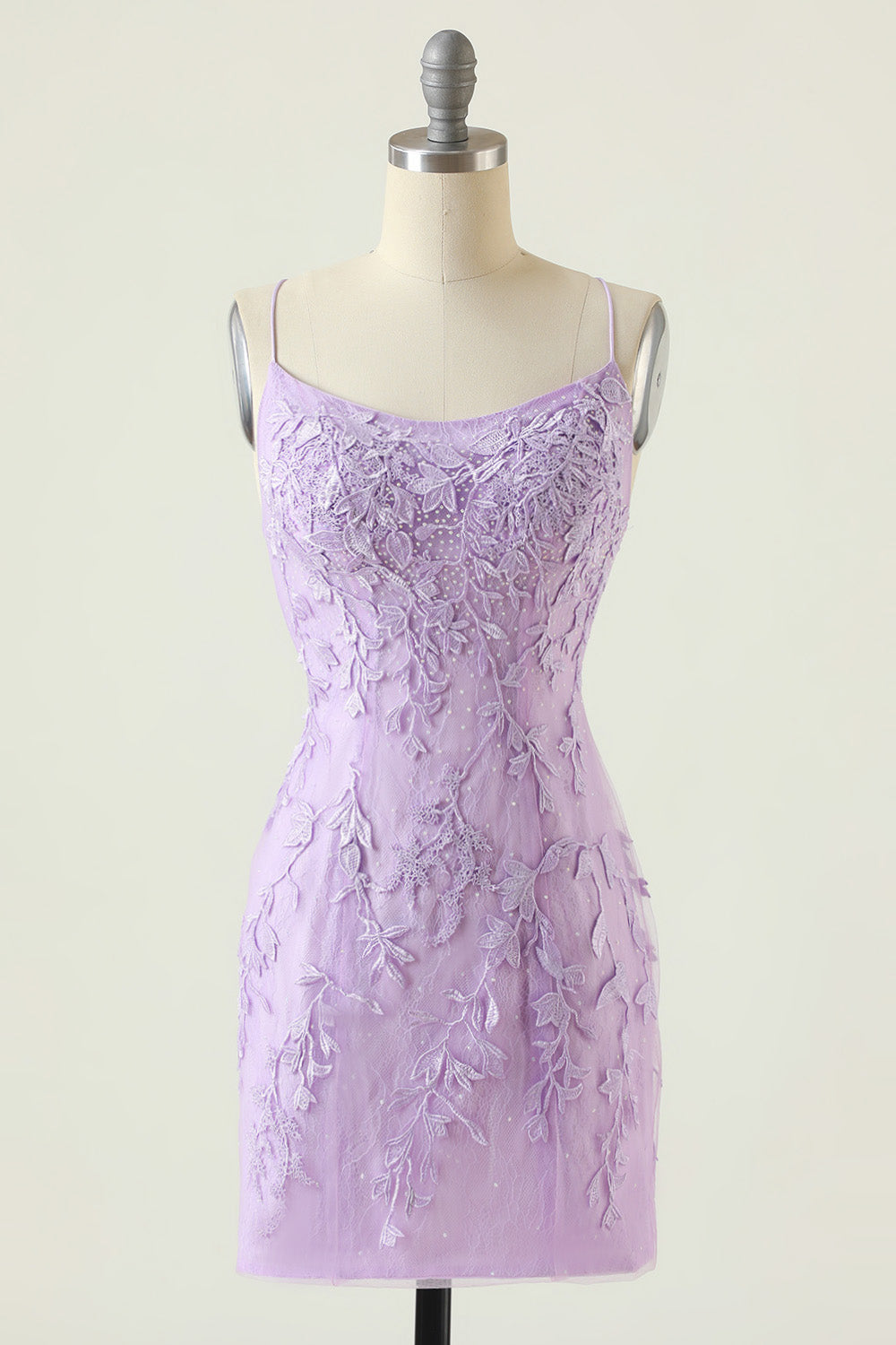 Black Homecoming Dresses Spaghetti Straps Backless Tight Short Lace Cocktail Dresses