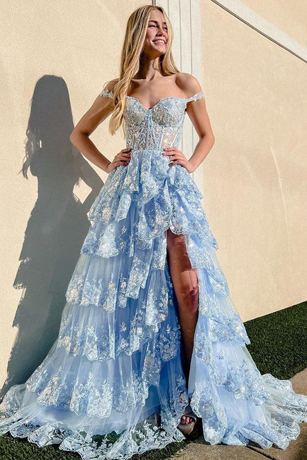 A Line Sweetheart Neck Tulle Sequin Black Prom Dress Long Formal Evening Dress