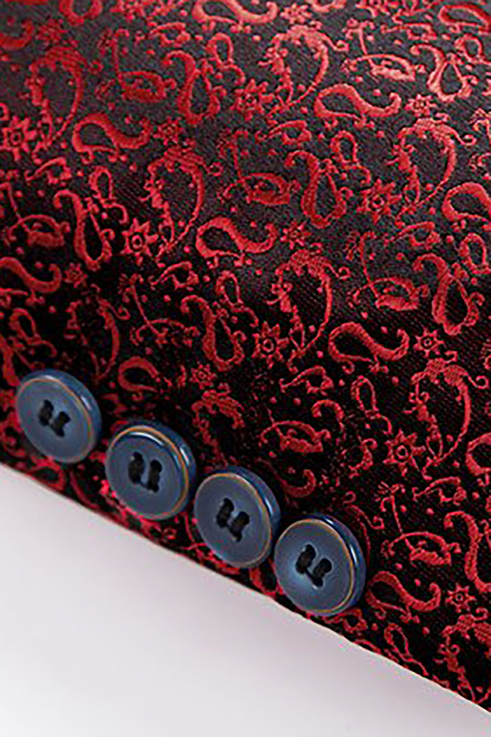 Black Shawl Lapel Jacquard 3-Piece Men's Suit Blazer Vest Pants