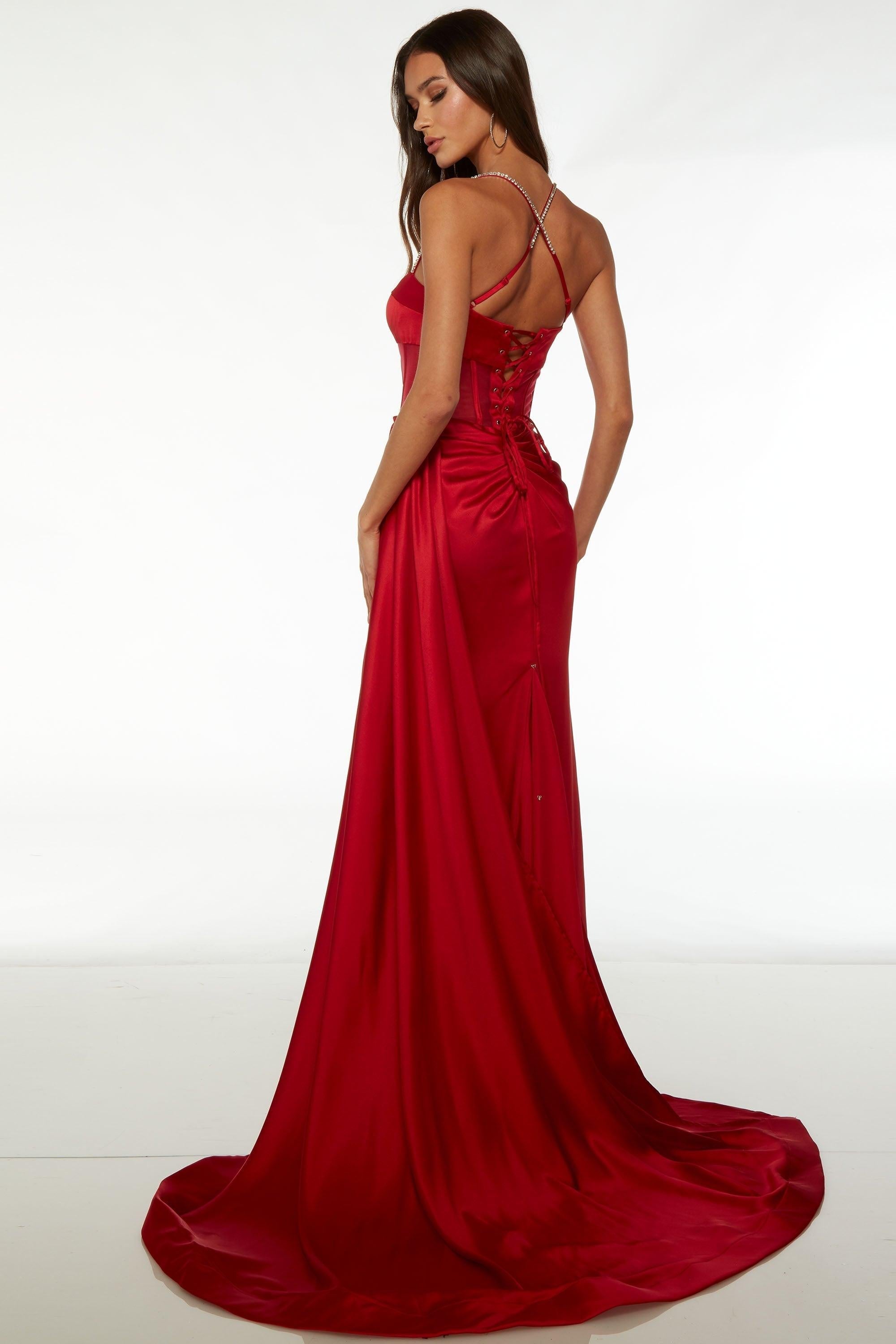 Blue Mermaid Prom Dress Spaghetti Straps Formal Dress With Beadings