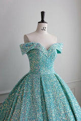 Blue Prom Dress Velvet Sequin Long Formal Dress Evening Dress