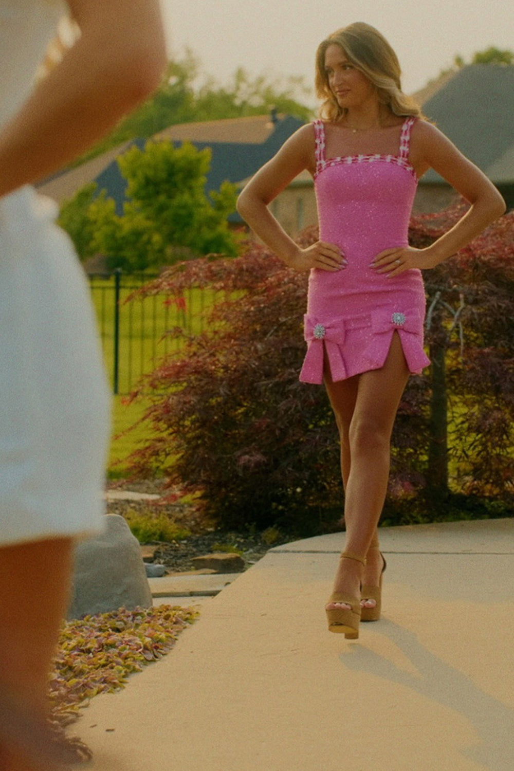 Blue Tight Homecoming Dresses Short Cocktail Dresses With Bows