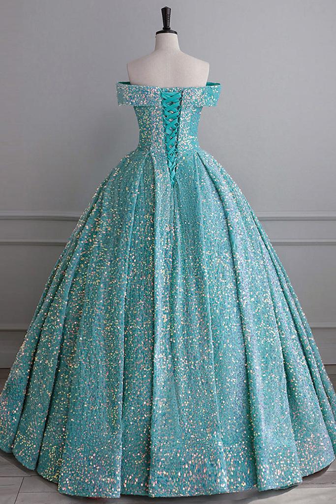 Blue Velvet Formal Dress Sequin Long Evening Dress