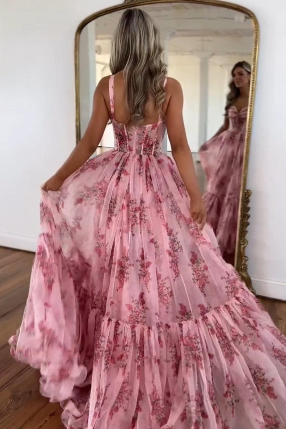 Floral Prom Dresses | Floral Print & Embroidered Prom Gowns | Dressystars