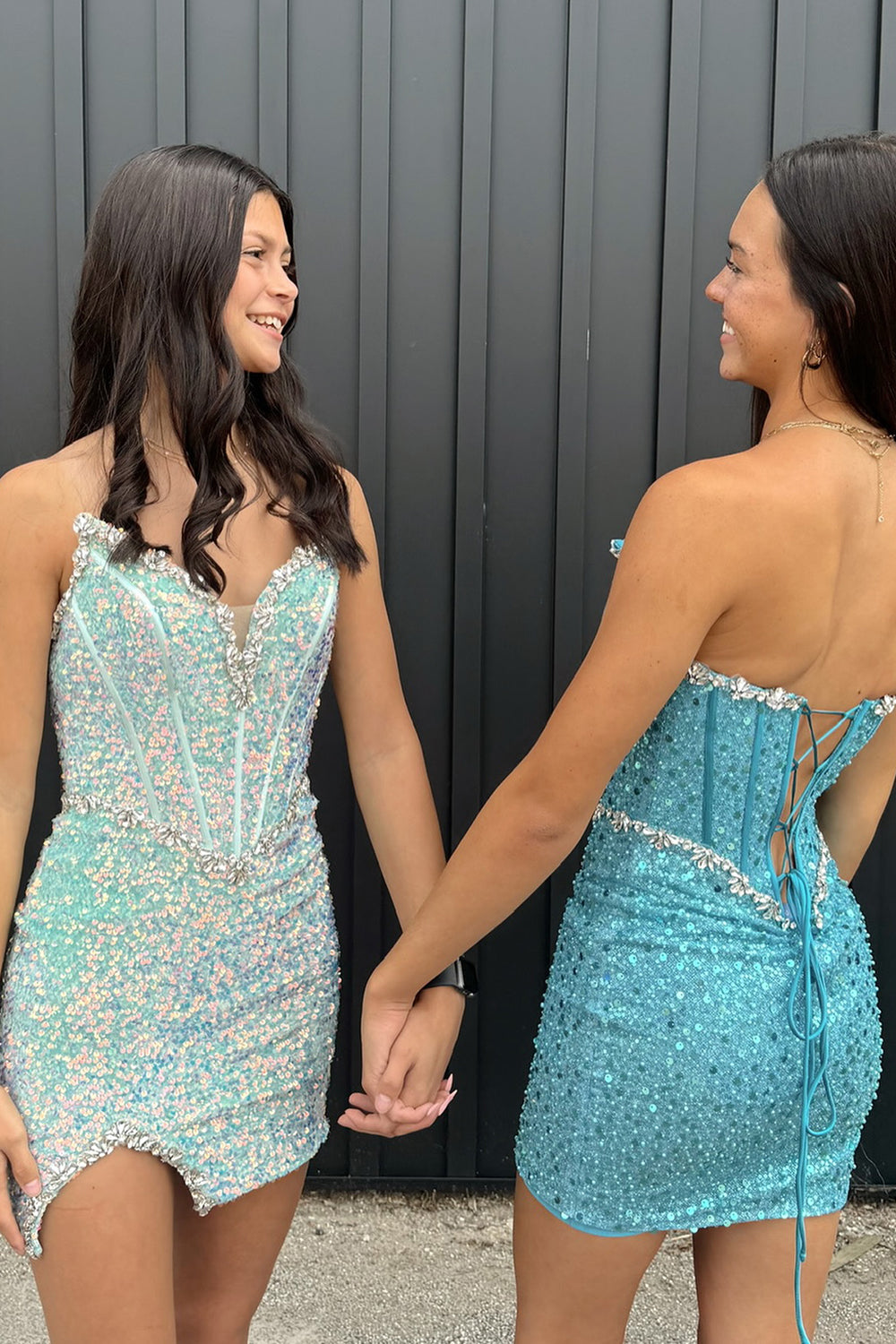 Blush Homecoming Dresses Strapless Corset Tight Short Cocktail Dresses