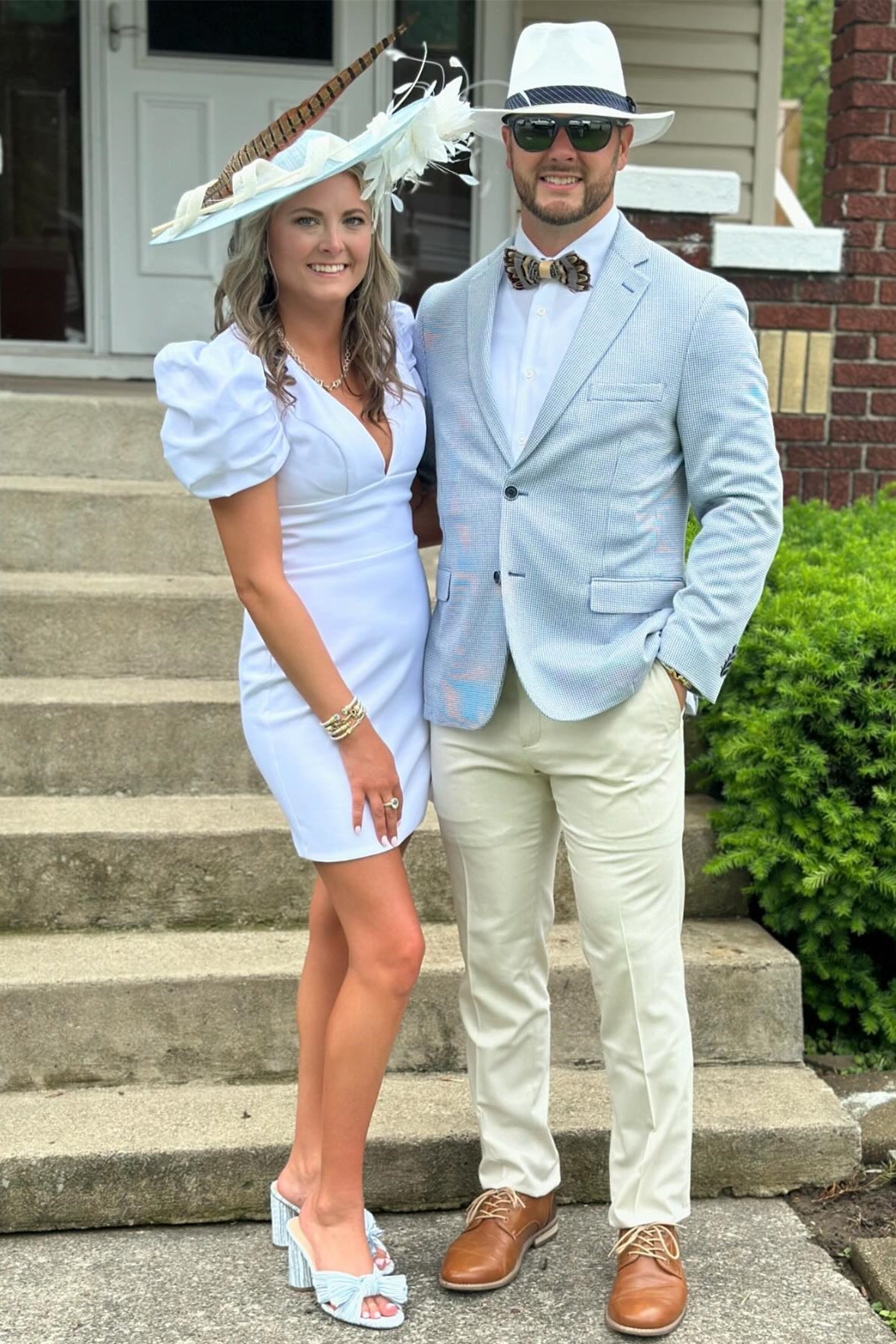 Bodycon Homecoming Dress Style With Cute Puff Sleeves Cobalt Blue Plunge Short Party Cocktail Dress