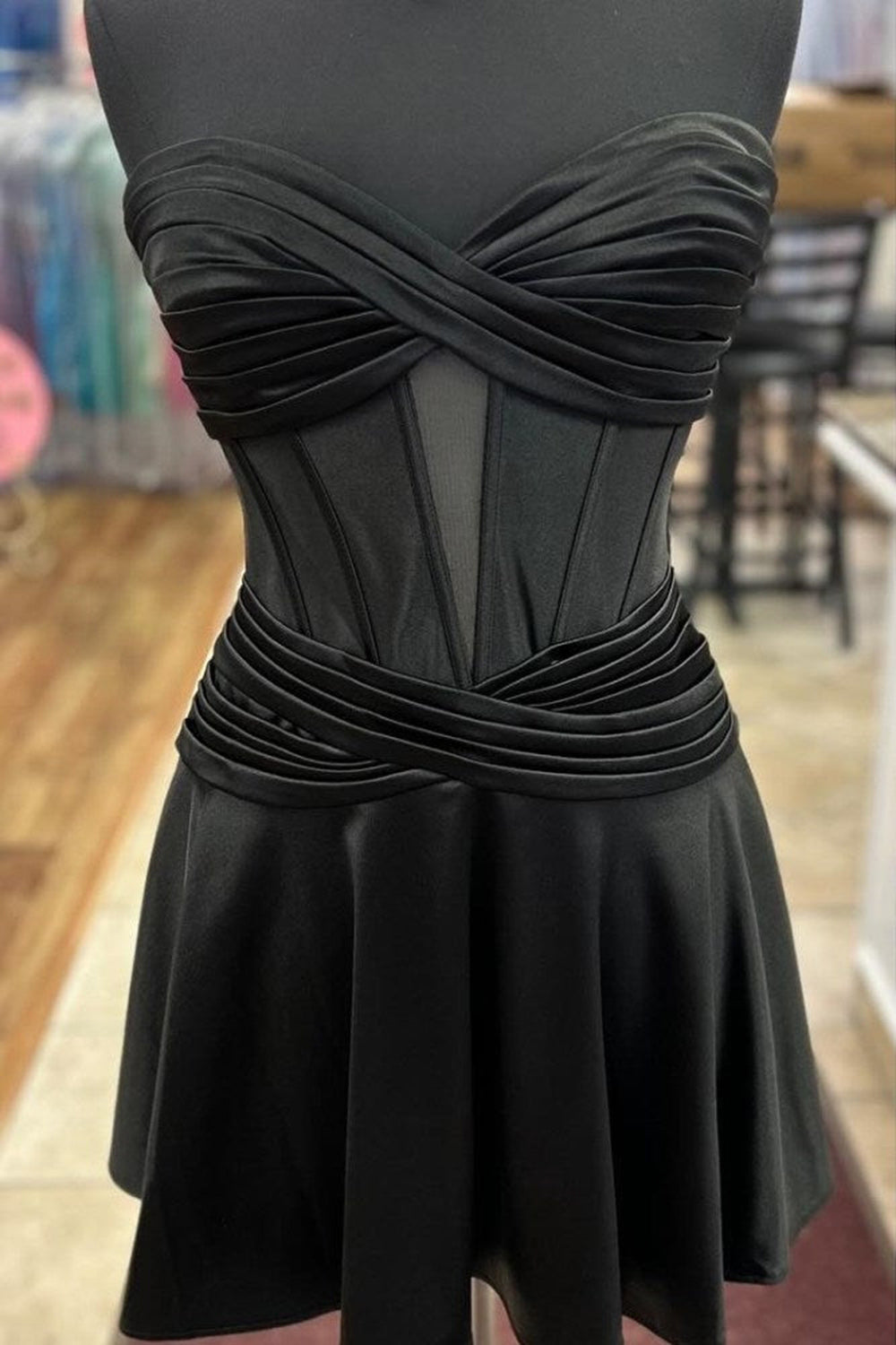 Burgundy Homecoming Dresses Sweetheart Corset A Line Short Cocktail Dresses