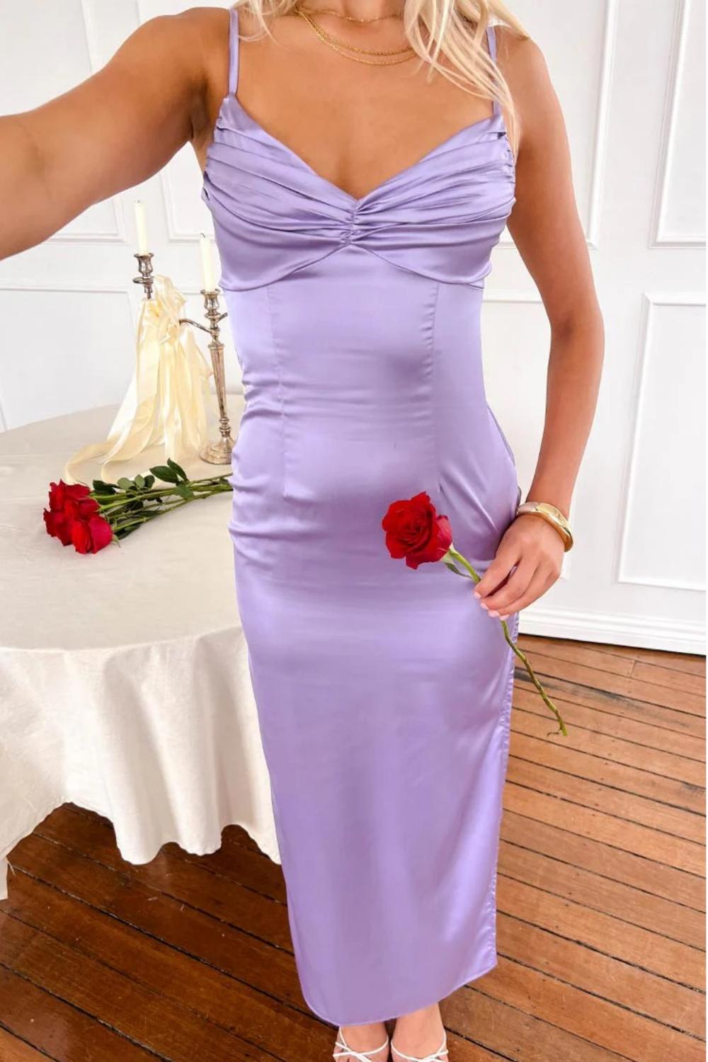 Dressystars Classic Sheath Spaghetti Straps Candy Pink Long Prom Dress With Ruched Formal Evening Gown