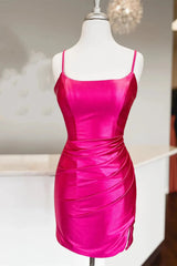 Corset Homecoming Dress Bodycon Shoulder Straps Back Short Party Cocktail Dress