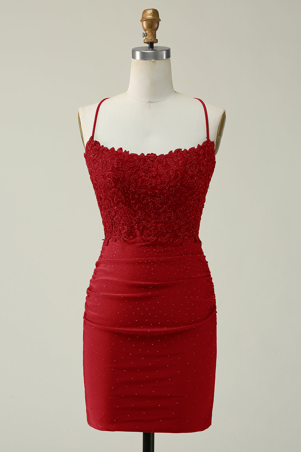 Dark Green Homecoming Dresses Beaded Short Cocktail Dresses with Appliques