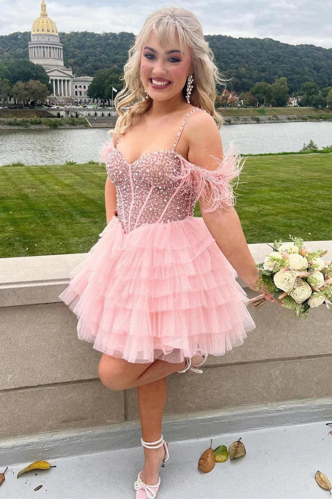warm homecoming dresses Zapaka Women Sparkly Red Homecoming Dress with Sequins Beaded Strapless  Tight Short Corset Cocktail Dress – ZAPAKA main image 0