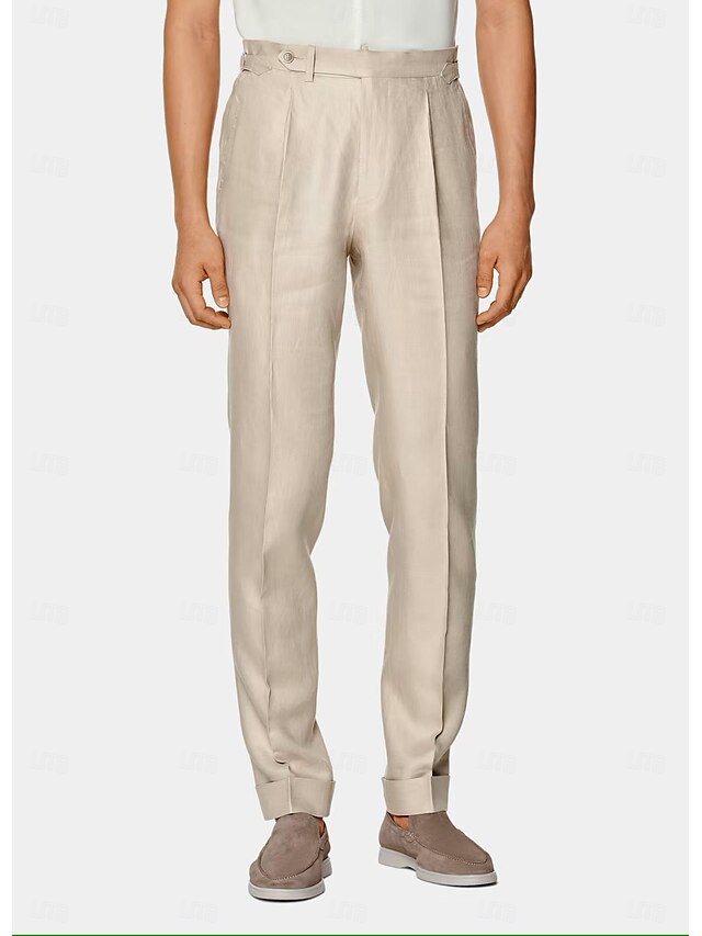 Double-Breasted Six-Button Two-Piece Wedding Suit For Men Standard Fit