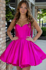 Dressystars Blue A Line Homecoming Dresses Satin Short Corset Cocktail Dresses With Bows