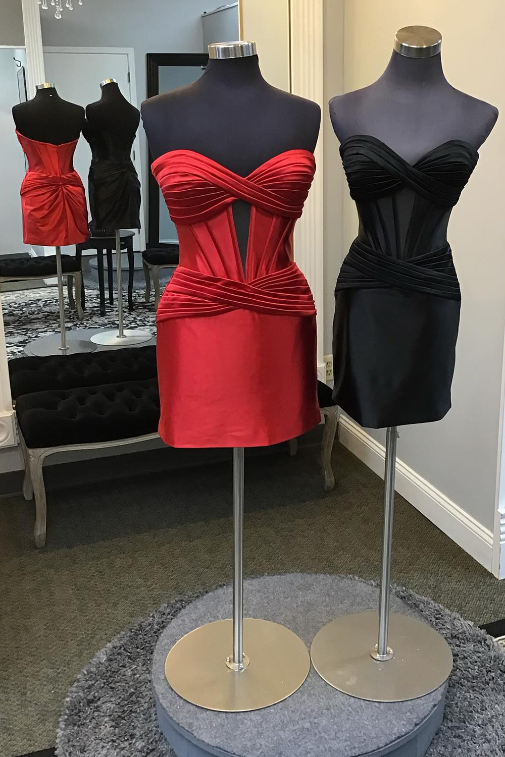 Dressystars Lilac Homecoming Dress Sweetheart Corset Tight Short Prom Dress