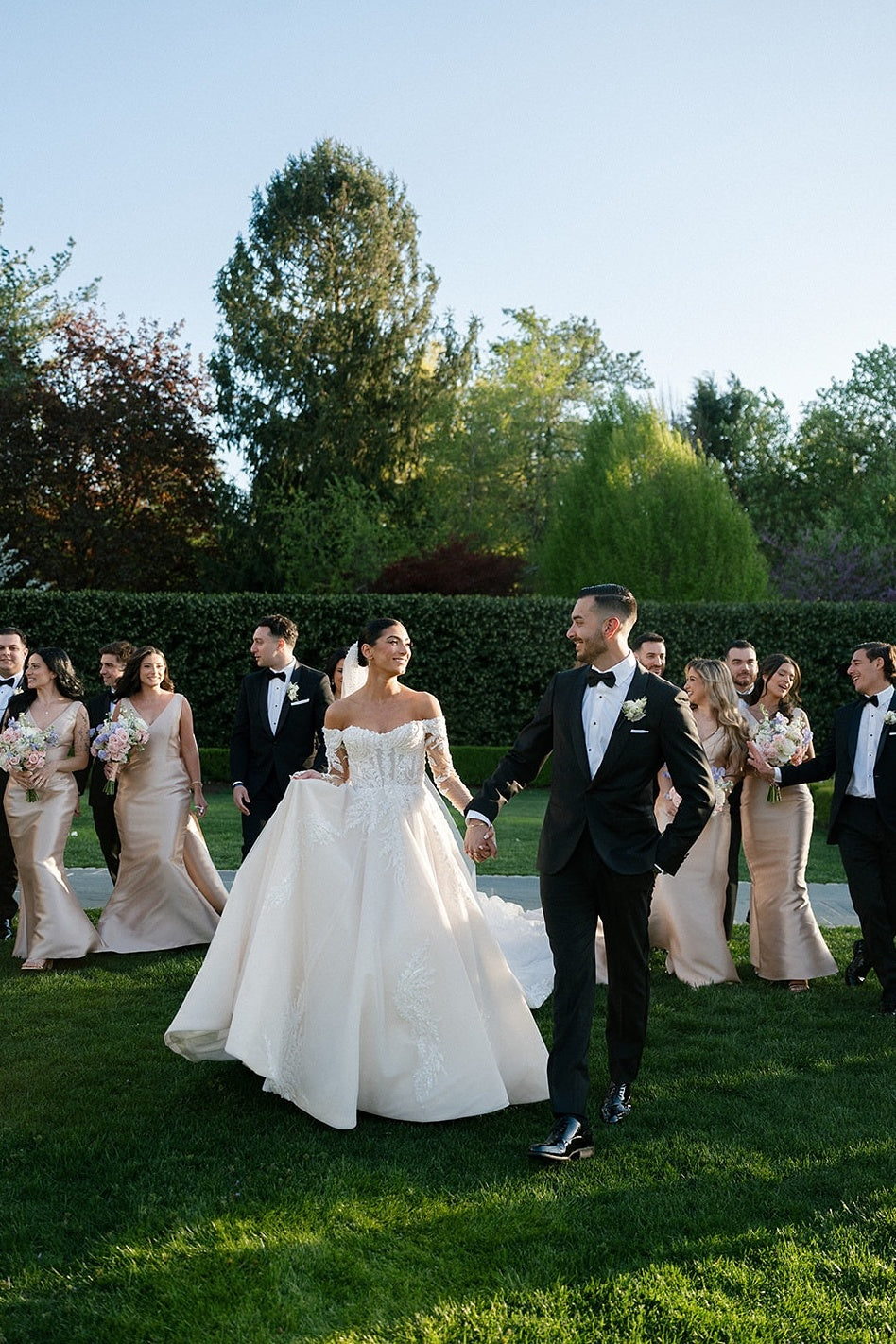 Dressystars Long Sleeve Wedding Dress Off the Shoulder Beaded Lace Appliques Bridal Gown