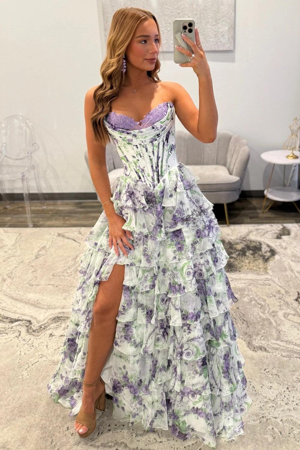 Dressystars Princess A Line Sweetheart Pink Corset Prom Dress With Ruffles Appliques Formal Evening Gown