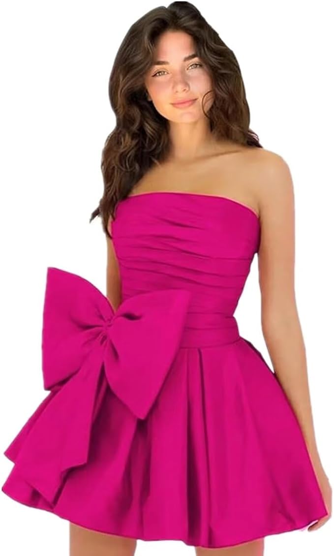 Dressystars Royal Blue Homecoming Dress Taffeta Strapless Short Party Dress