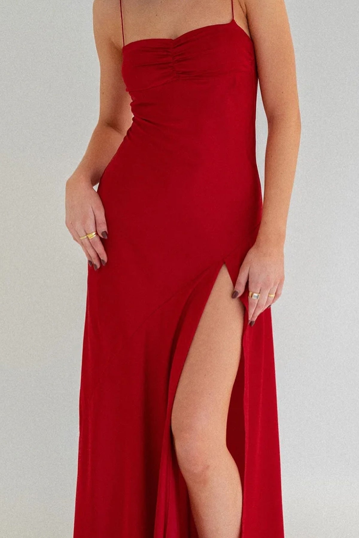 Dressystars Stylish Sheath Spaghetti Straps Pink Party Dress With Criss Cross Back Formal Evening Gown