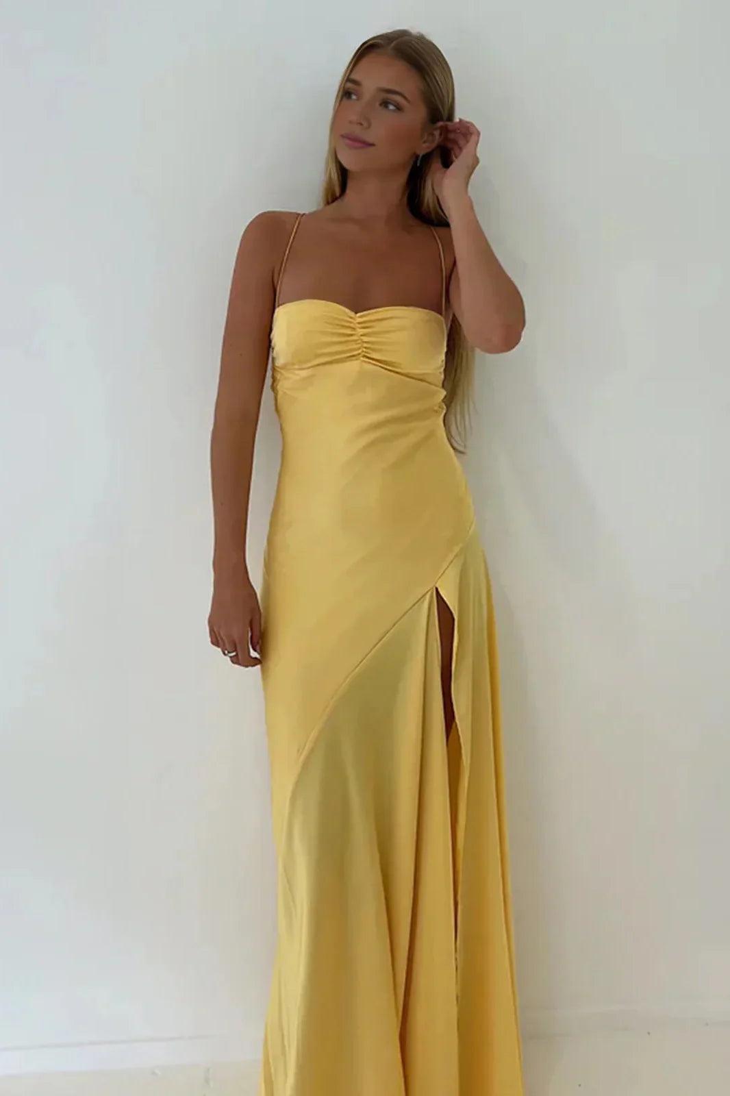 Dressystars Stylish Sheath Spaghetti Straps Pink Party Dress With Criss Cross Back Formal Evening Gown