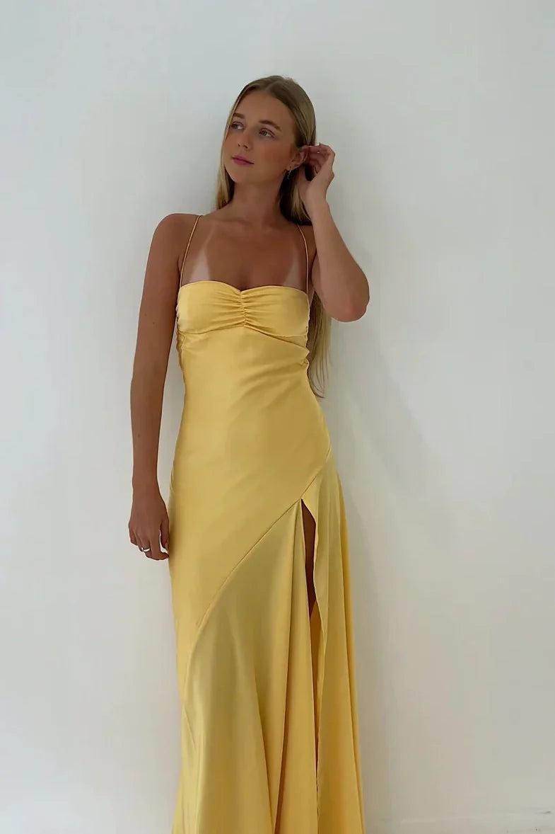 Dressystars Stylish Sheath Spaghetti Straps Pink Party Dress With Criss Cross Back Formal Evening Gown