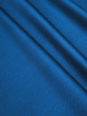 Elegant Blue Men's Two-Button Notch Lapel Single-Breasted Suit For Beach Wedding And Prom Party