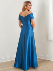 Floor-Length Off-the-Shoulder Mother of the Bride A-Line/Princess Dresses